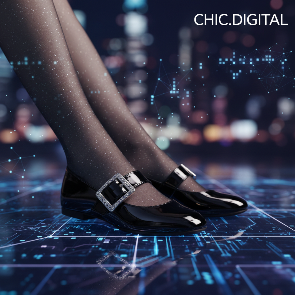 Балетки Мэри-Джейн черного цвета