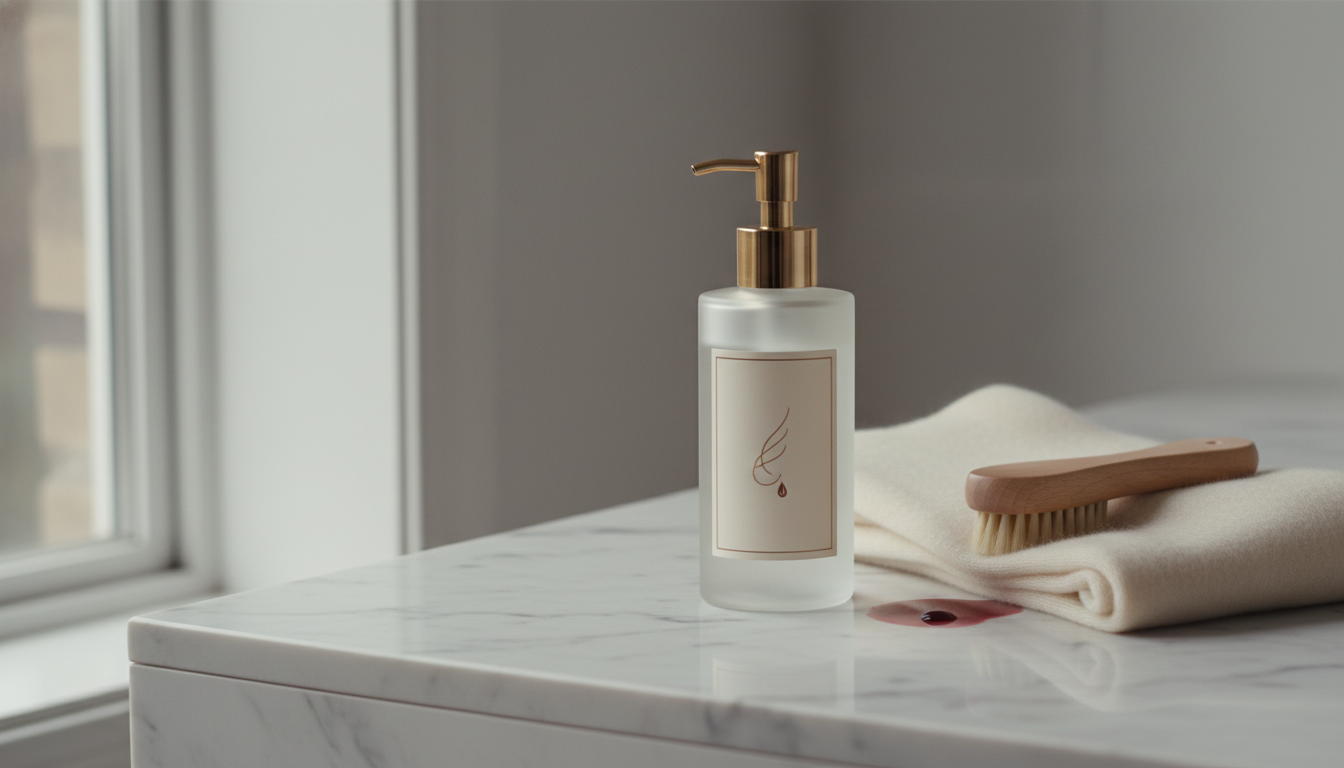 Специализированное средство для локального удаления пятен с шерсти.